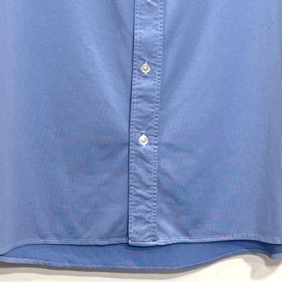 RHONE Blue Casual Button Down Shirt - Picture 6 of 6